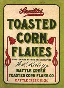 toasted corn flakes box