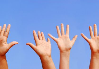 Raised Hands